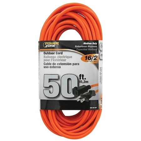Cord Ext Otd Or Sjtw 16/2 50Ft